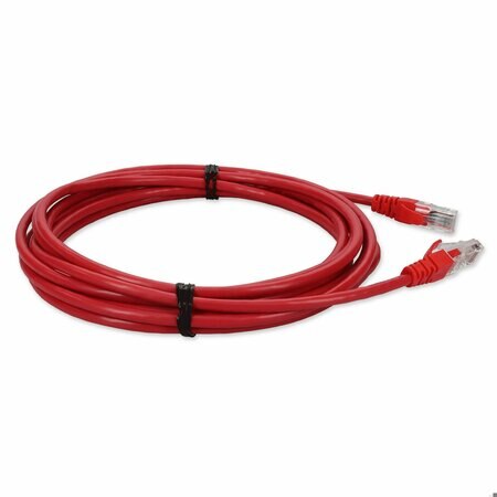 ADD-ON 25FT RJ-45 MALE TO RJ-45 MALE STRAIGHT RED CAT5E UTP COPPER PVC PATCH ADD-25FCAT5E-RD